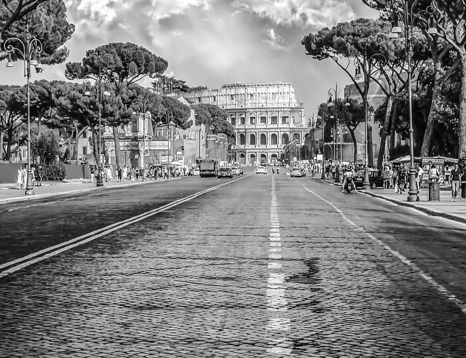 street near colosseum-8